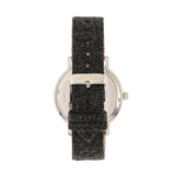 Elevon Northrop Leather-Band Watch - Charcoal/Black ELE110-2