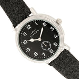 Elevon Northrop Leather-Band Watch - Charcoal/Black ELE110-2