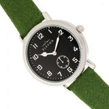 Elevon Northrop Leather-Band Watch - Green/Black ELE110-3