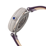 Empress Louise Mother-Of-Pearl Leather-Band Watch - Purple EMPEM2302