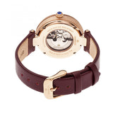 Empress Louise Mother-Of-Pearl Leather-Band Watch - Rose Gold/Burgandy EMPEM2304
