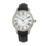 Empress Xenia Automatic Leather-Band Watch - Black EMPEM2601