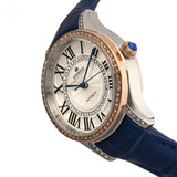 Empress Xenia Automatic Leather-Band Watch - Blue EMPEM2602