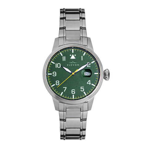 Elevon Stealth Bracelet Watch w/Date - Green - ELE124-4 ELE124-4