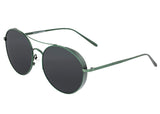 Breed Barlow Titanium Polarized Sunglasses - Green/Black BSG055GN