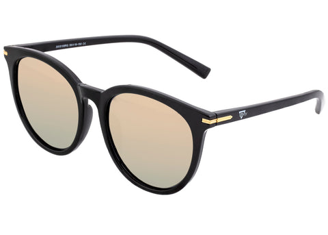 Sixty One Palawan Polarized Sunglasses - Black/Rose Gold SIXS108RG