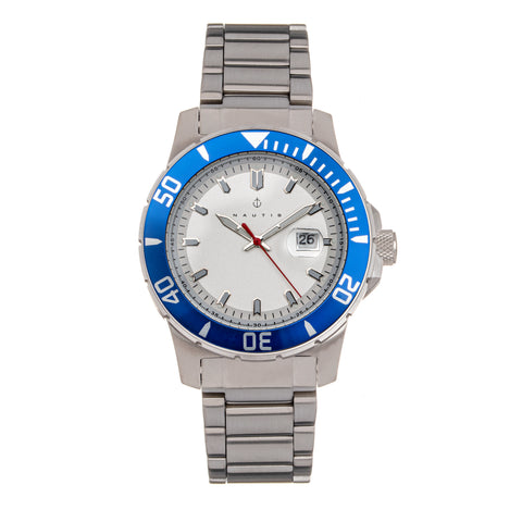 Nautis Admiralty Pro 200 Bracelet Watch w/Date - Blue/White  - GL2008-D GL2008-D