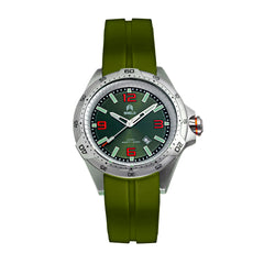 Shield Vessel Strap Watch w/Date - Green - SLDSH112-4 SLDSH112-4