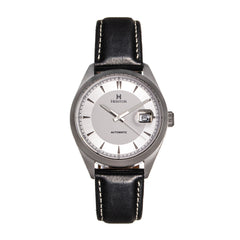 Heritor Automatic Ashton Leather-Band Watch w/Date - White/Black - HERHS1402 HERHS1402