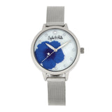 Sophie and Freda Raleigh Mother-Of-Pearl Bracelet Watch w/Swarovski Crystals - Blue SAFSF5702