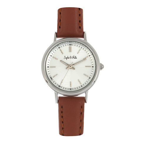 Sophie & Freda Berlin Leather-Band Watch - Brown SAFSF4802