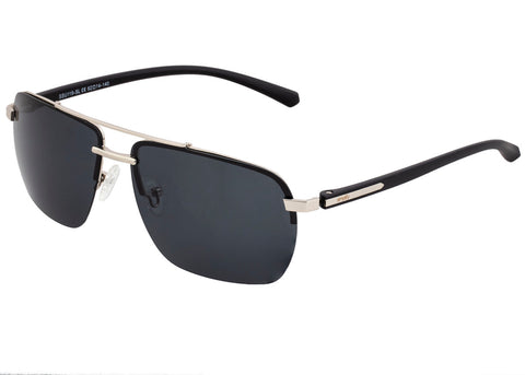 Simplify Lennox Polarized Sunglasses - Silver/Black SSU119-SL