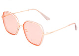 Bertha Emilia Polarized Sunglasses - Rose Gold/Pink BRSBR037PK