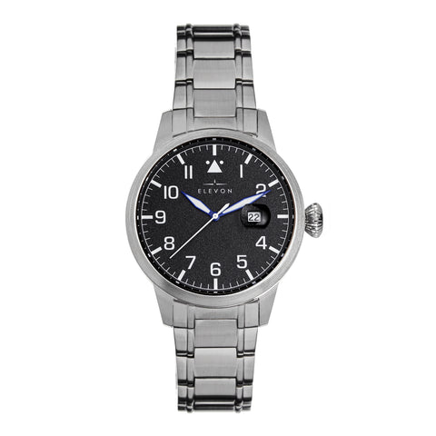 Elevon Stealth Bracelet Watch w/Date - Black - ELE124-2 ELE124-2