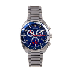 Axwell Minister Chronograph Bracelet Watch w/Date - Blue - AXWAW105-4 AXWAW105-4