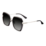 Bertha Teagan Polarized Sunglasses - Black/Silver BRSBR033SL