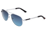 Breed Leo Titanium Polarized Sunglasses - Silver/Blue BSG051SL