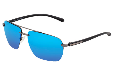 Simplify Lennox Polarized Sunglasses - Gunmetal/Blue SSU119-BL