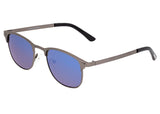 Breed Phase Titanium Polarized Sunglasses - Gunmetal/Blue BSG058GM