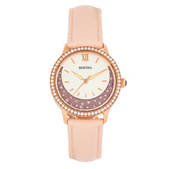 Bertha Dolly Leather-Band Watch - Light Pink BTHBS1006