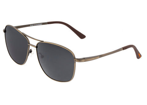 Breed Hera Titanium Polarized Sunglasses - Bronze/Black BSG054BN