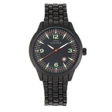 Elevon Atlantic Bracelet Watch w/Date - Black ELE119-5