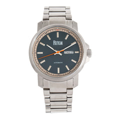 Reign Helios Automatic Bracelet Watch w/Day/Date - Silver/Grey REIRN5703