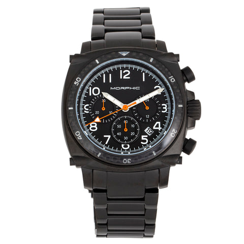 Morphic M83 Series Chronograph Bracelet Watch w/ Date - Black MPH8303