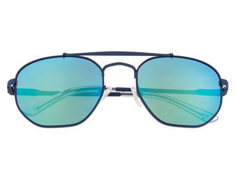 Sixty One Stockton Polarized Sunglasses - Blue/Blue-Green SIXS103BL