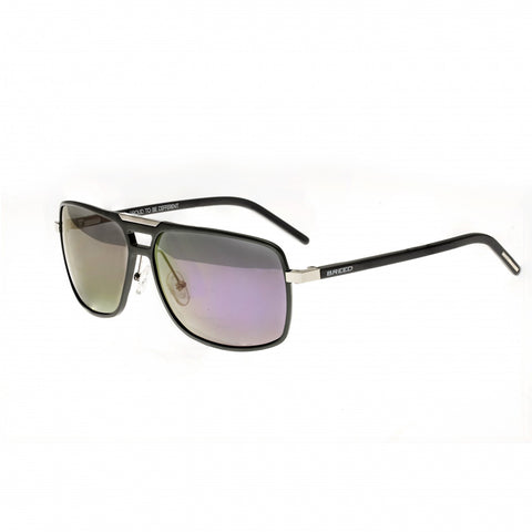 Breed Retrograde Aluminium Polarized Sunglasses - Gunmetal/Purple BSG017SR