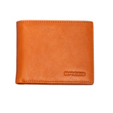 Breed Locke Genuine Leather Bi-Fold Wallet - Orange - BRDWALL001-ORG BRDWALL001-ORG