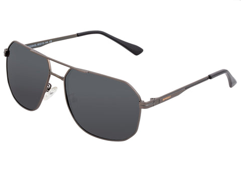 Breed Norma Polarized Sunglasses - Gunmetal/Black BSG064SL