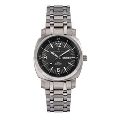 Nautis Stealth Bracelet Watch w/Day/Date  - Black - GL2087-B GL2087-B