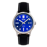 Reign Henry Automatic Canvas Overlaid Leather-Band Watch w/Date REIRN6204