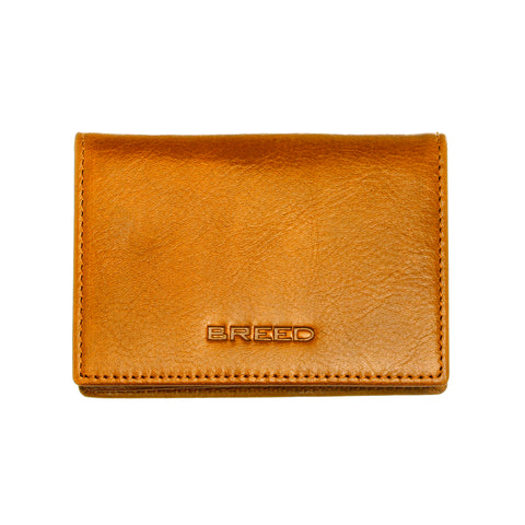 Breed Porter Genuine Leather Bi-Fold Wallet - Camel - BRDWALL002-CML BRDWALL002-CML