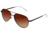 Breed Void Titanium Polarized Sunglasses - Brown/Brown BSG059BN