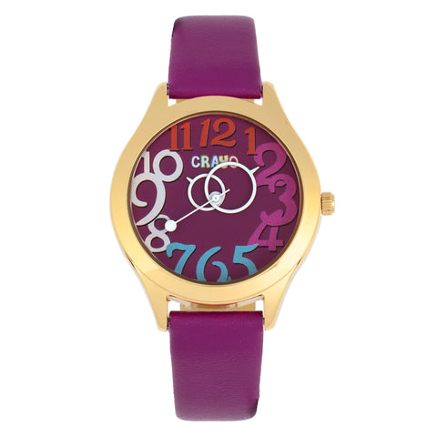 Crayo Spirit Unisex Watch - Purple CRACR5505