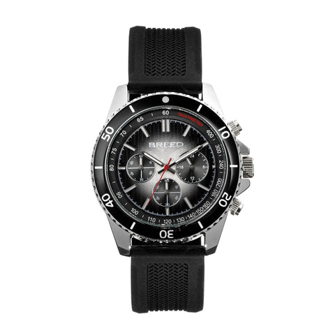 Breed Tempo Chronograph Strap Watch - Black - BRD9103 BRD9103