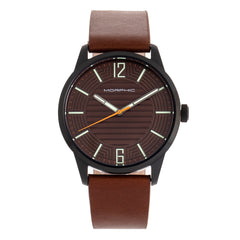 Morphic M77 Series Leather-Band Watch - Brown MPH7706