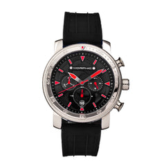 Morphic M90 Series Chronograph Watch w/Date - Black/Red