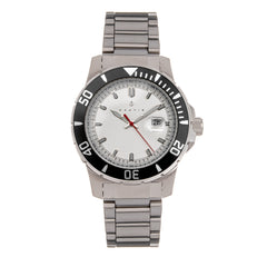 Nautis Admiralty Pro 200 Bracelet Watch w/Date - Black/White  - GL2008-B
