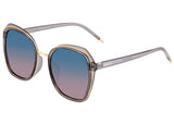 Bertha Jade Polarized Sunglasses - Grey/Blue BRSBR042GY