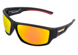 Breed Aquarius Polarized Sunglasses - Black/Red-Yellow BSG060RD