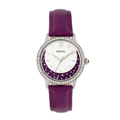 Bertha Dolly Leather-Band Watch - Purple  BTHBS1003