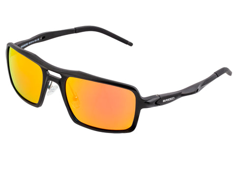 Breed Orpheus Polarized Sunglasses - Black/Red-Yellow BSG062RD