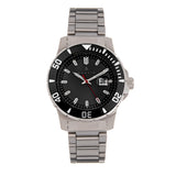 Nautis Admiralty Pro 200 Bracelet Watch w/Date - Black - GL2008-A GL2008-A