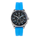 Shield Sonar Chronograph Strap Watch w/Date - Light Blue - SLDSH113-3 SLDSH113-3