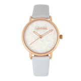 Sophie & Freda Breckenridge Leather-Band Watch - Rose Gold/White SAFSF4706