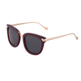 Bertha Arianna Polarized Sunglasses - Burgundy/Black BRSBR043GN