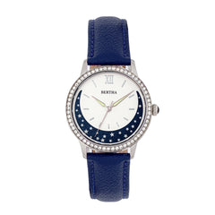 Bertha Dolly Leather-Band Watch - Blue  BTHBS1002